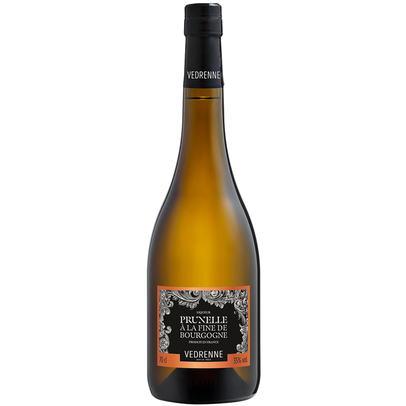 Liqueur de Prunelle à la fine de Bourgogne VEDRENNE 35% 70cl