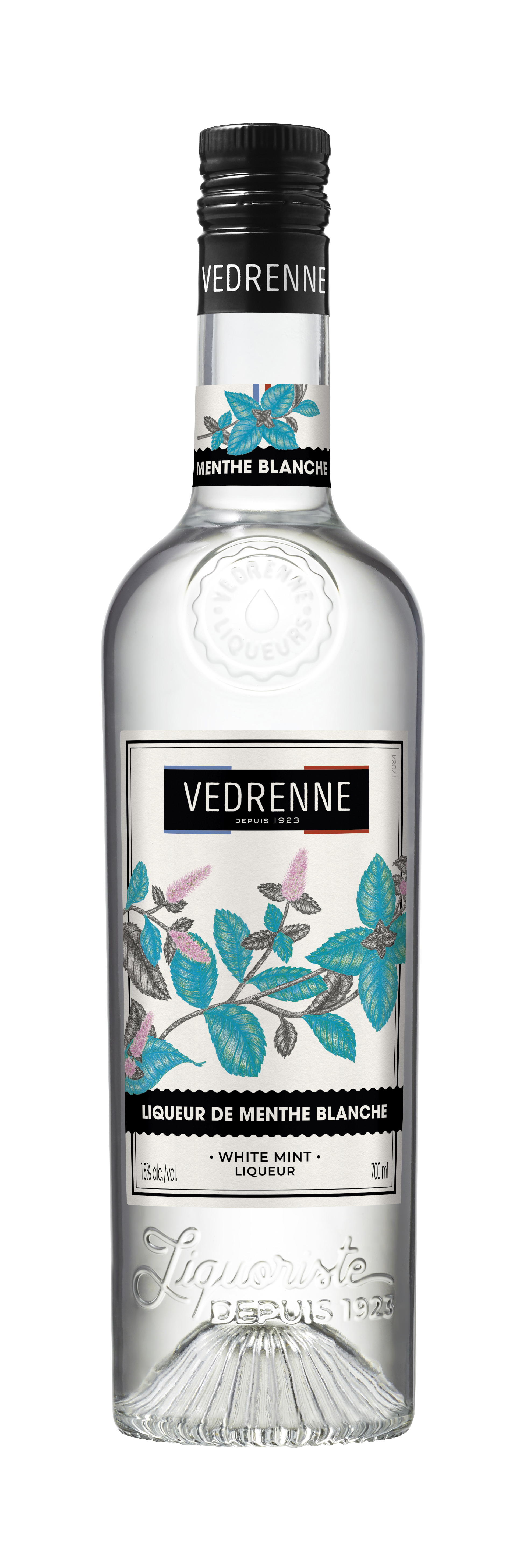 Liqueur de Menthe Blanche VEDRENNE 18% - 70cl