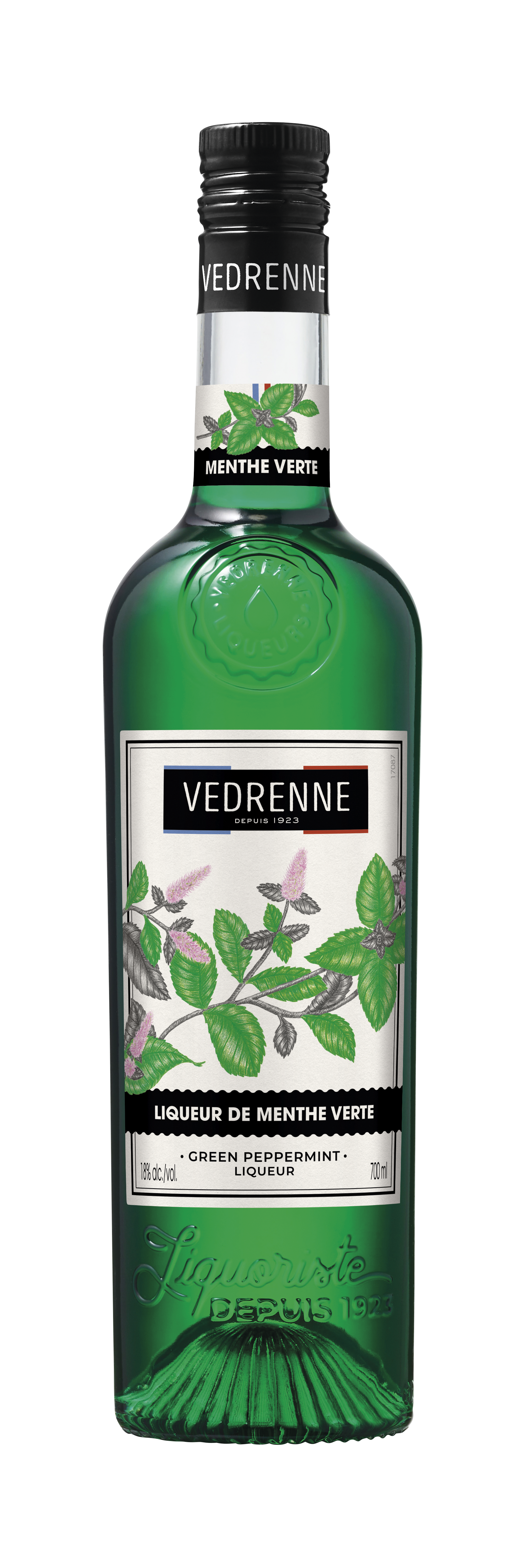 Liqueur de Menthe Verte VEDRENNE 18% - 70cl