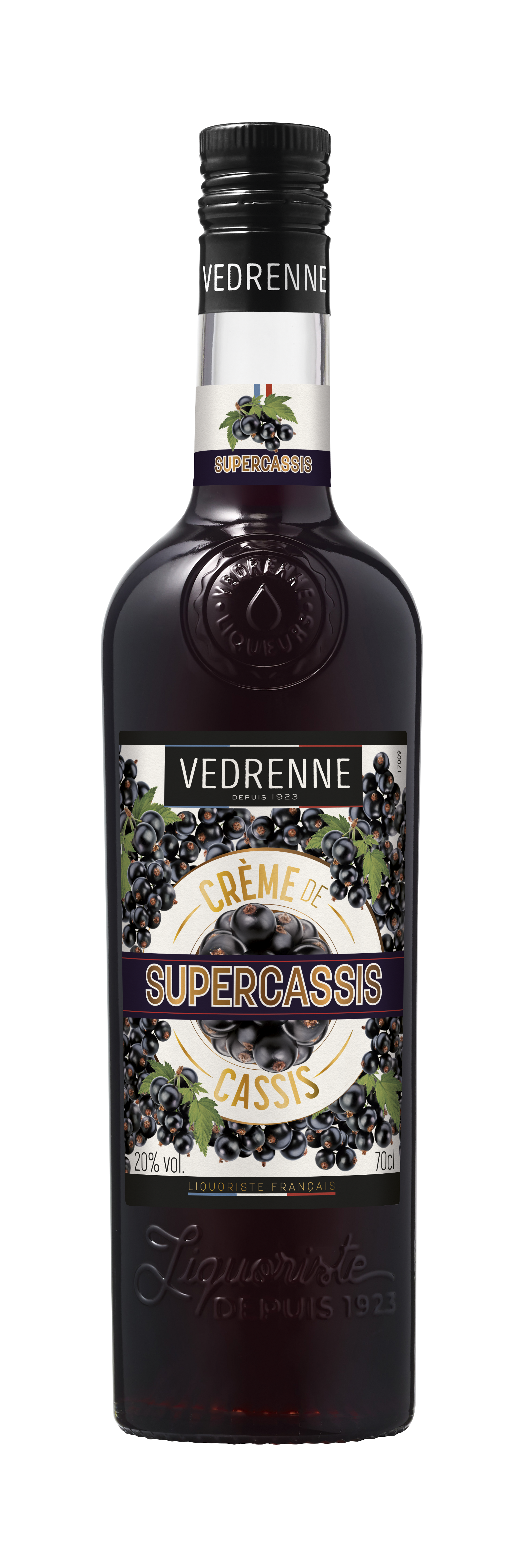 Supercassis VEDRENNE Crème de Cassis 20% - 70cl