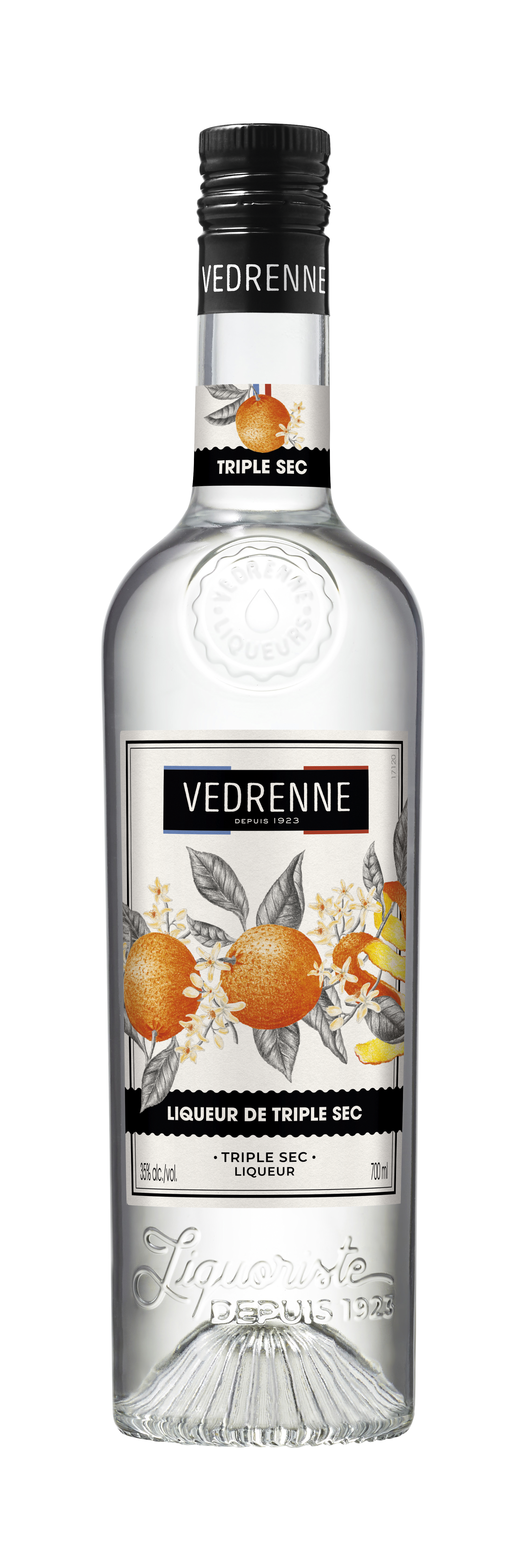 VEDRENNE Triple Sec Liqueur 35% - 700ml
