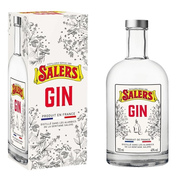 Gin Distillé SALERS sous étui 40% - 70cl