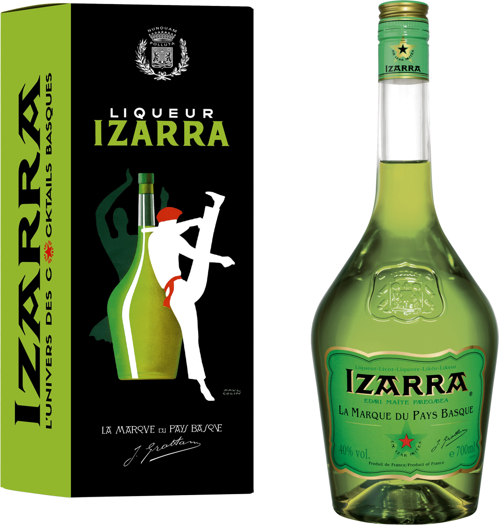 Liqueur IZARRA Verte sous étui 40% - 70cl