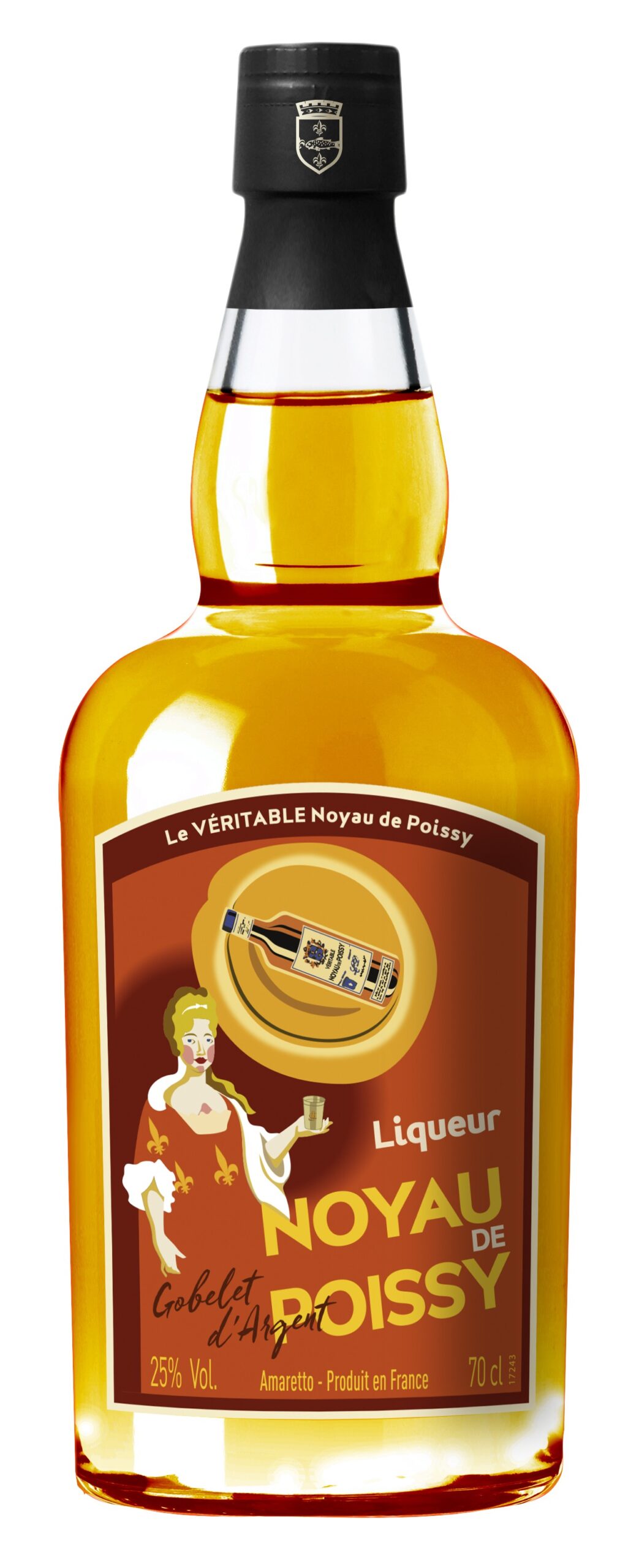 NOYAU DE POISSY Liqueur Amber 25% - 700ml